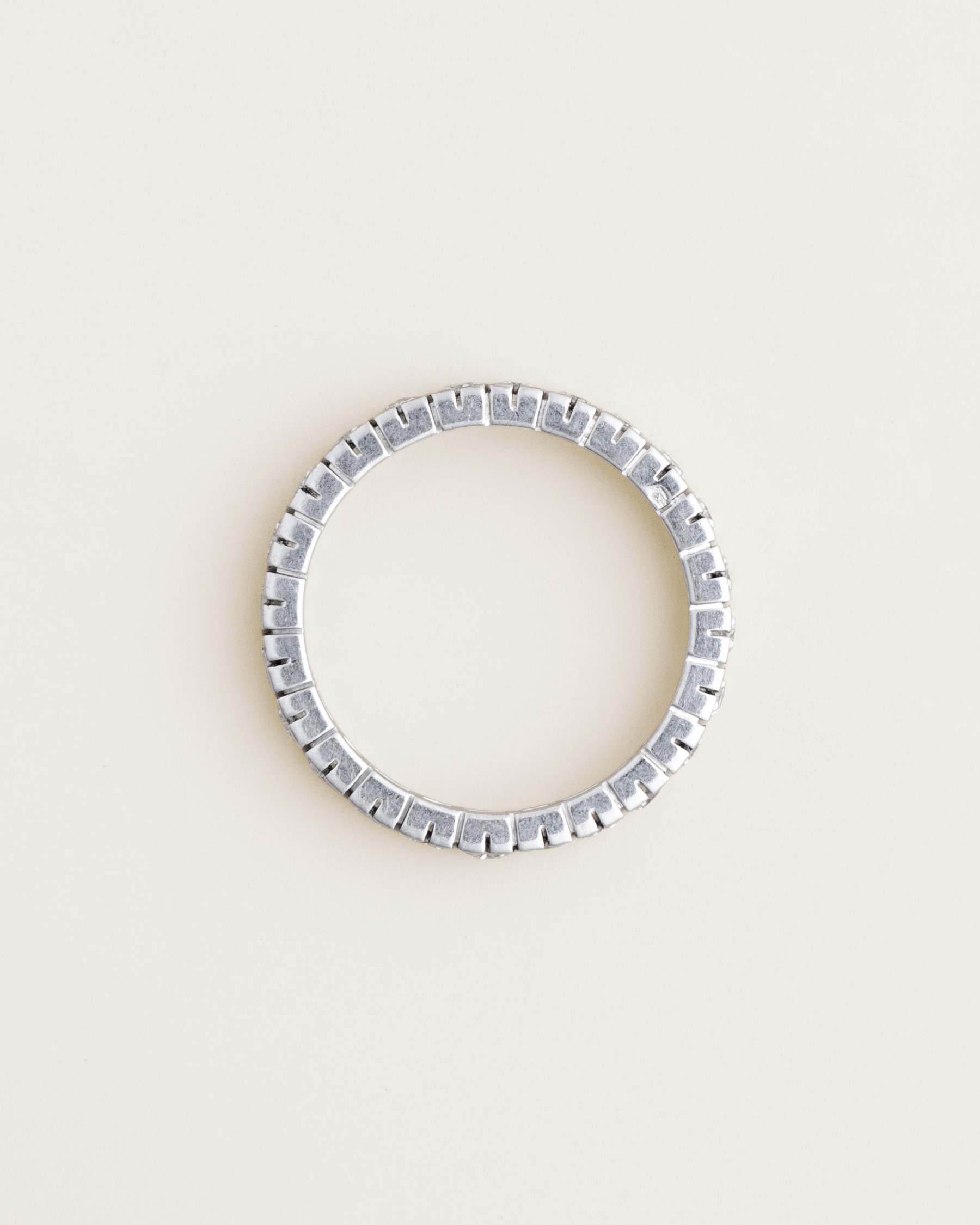 French Hallmarked 18K 0.70ctw Diamond Eternity Band