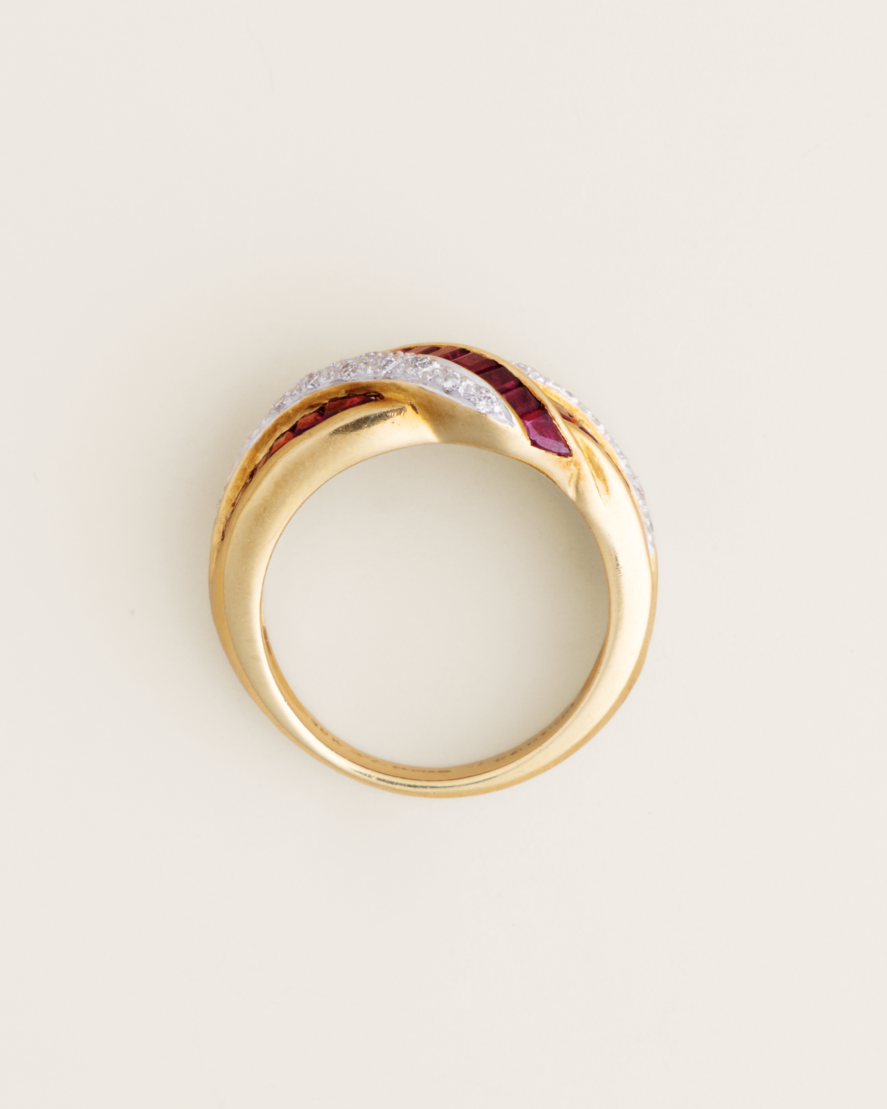 Le Vian 18K Calibré Ruby & Diamond Crossover Ring
