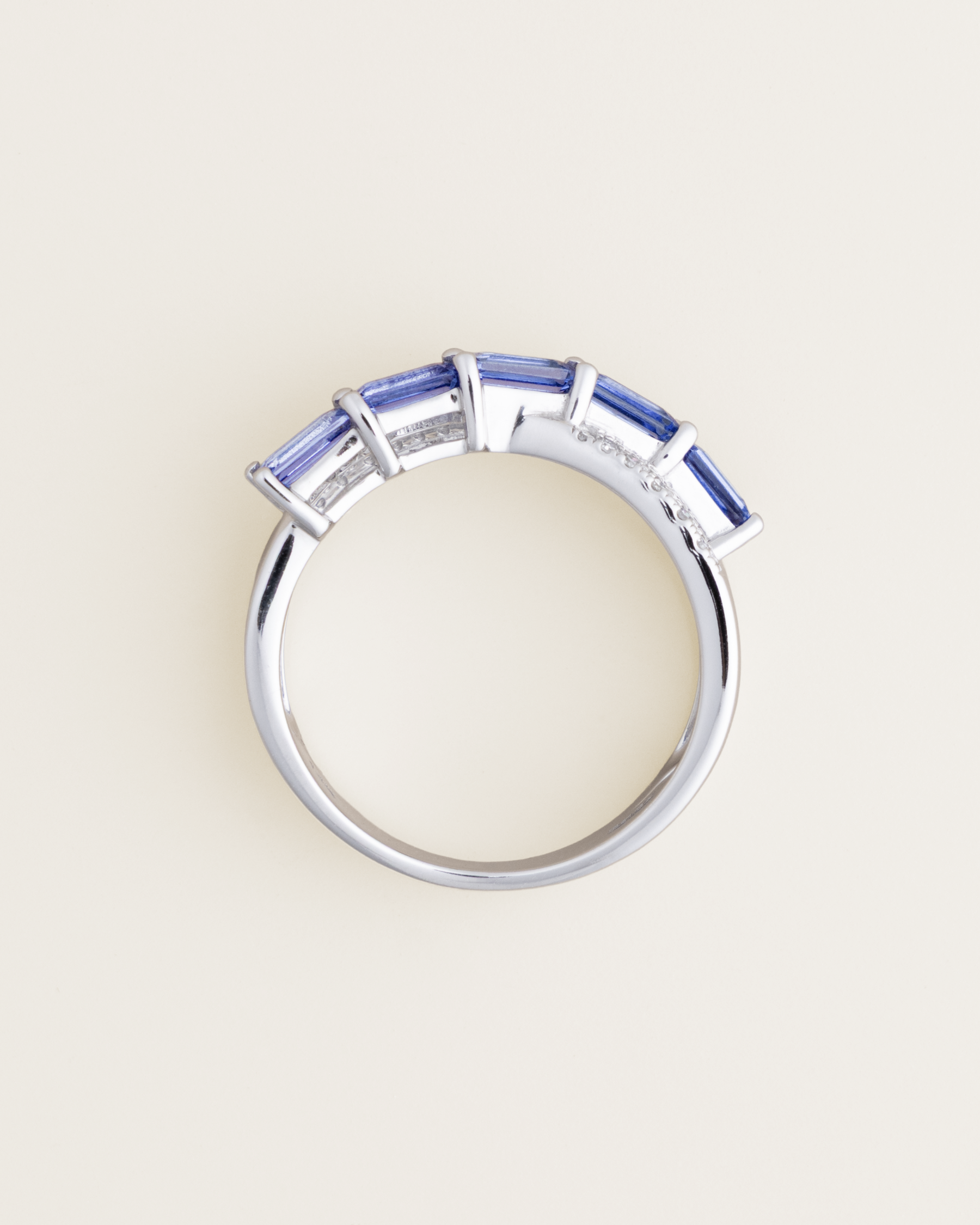 EFFY 14K Tanzanite & Diamond Pavé Crossover Ring
