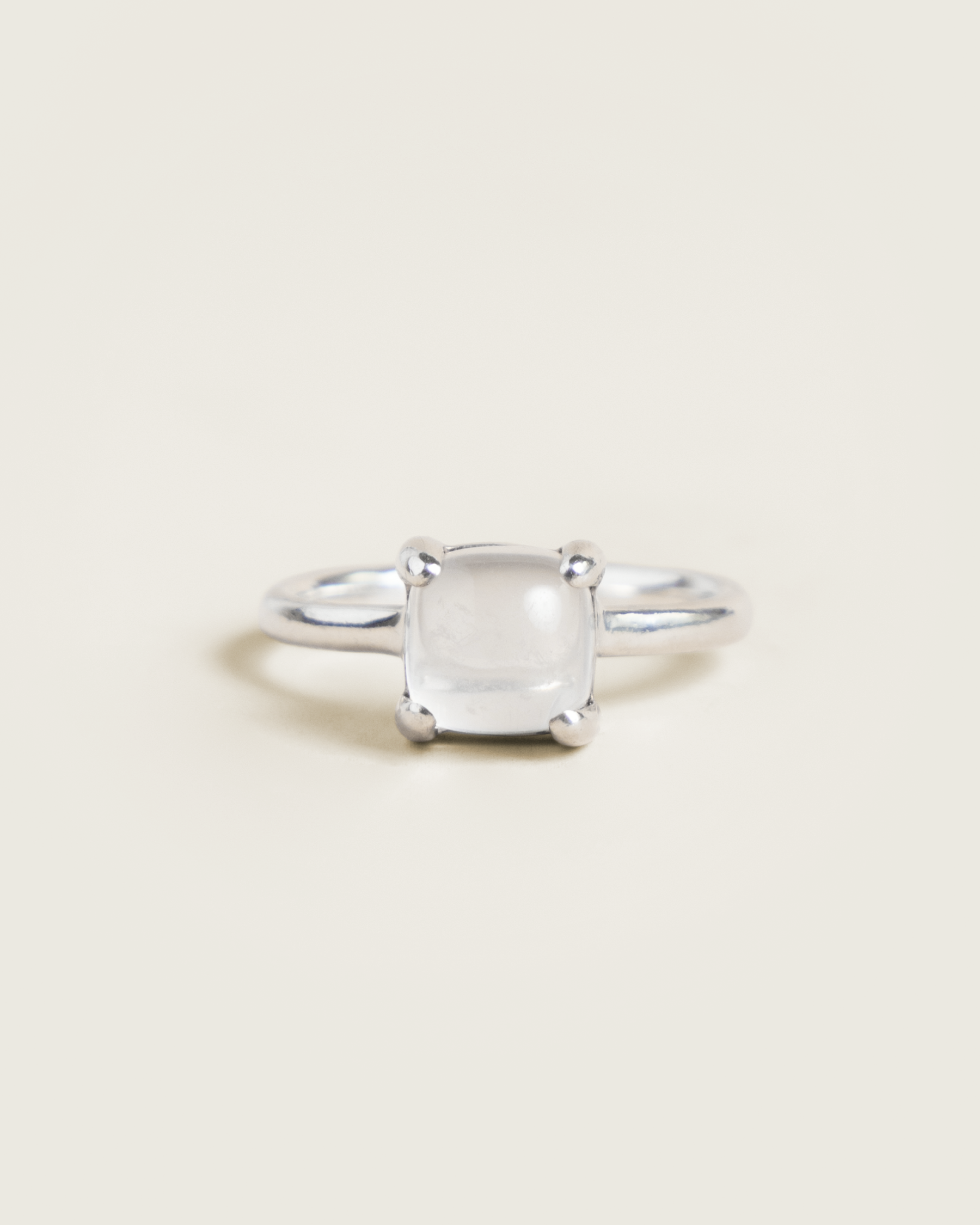 Tiffany & Co. Sterling Silver Paloma Picasso Moonstone Sugar Stack Ring