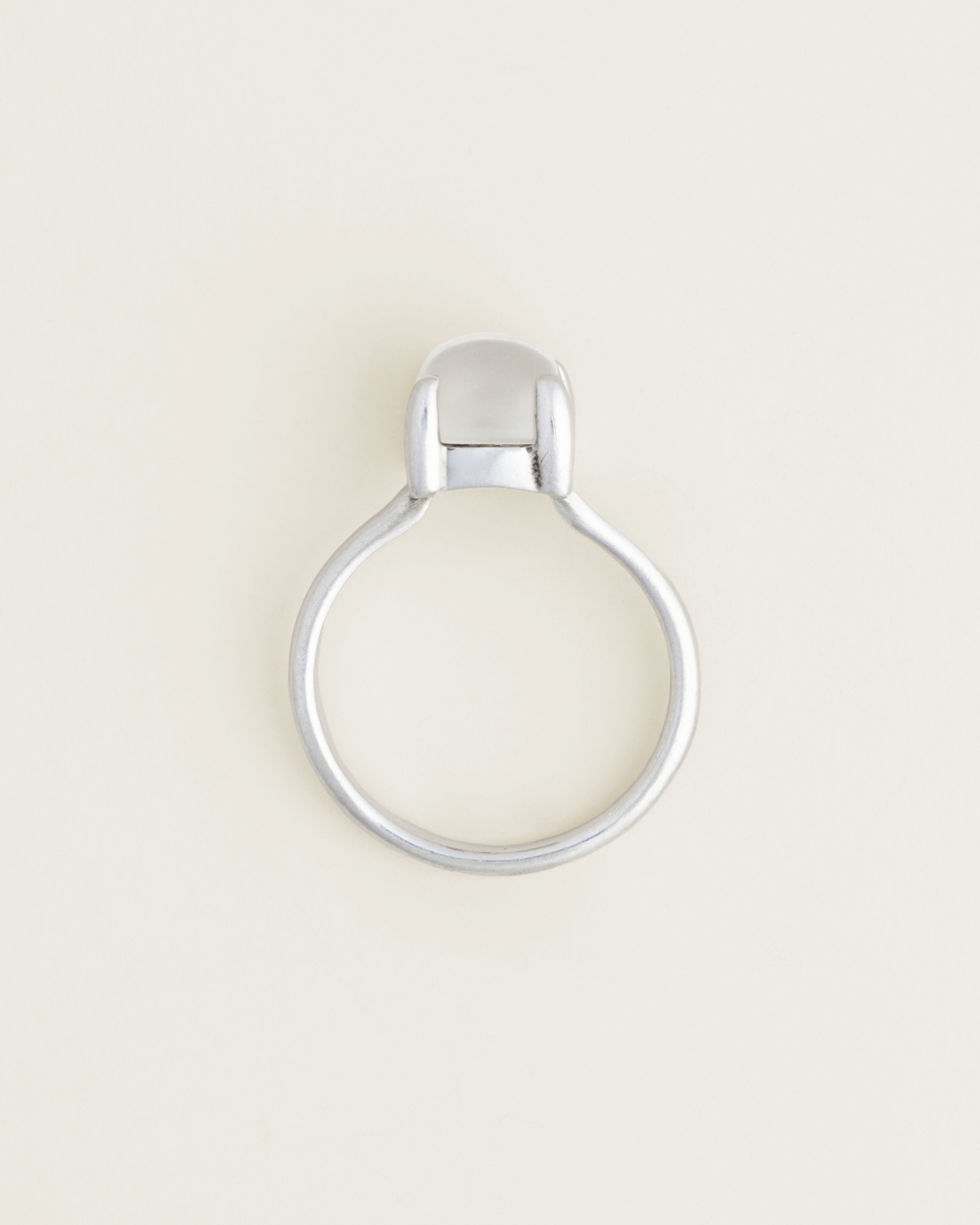 Tiffany & Co. Sterling Silver Paloma Picasso Moonstone Sugar Stack Ring