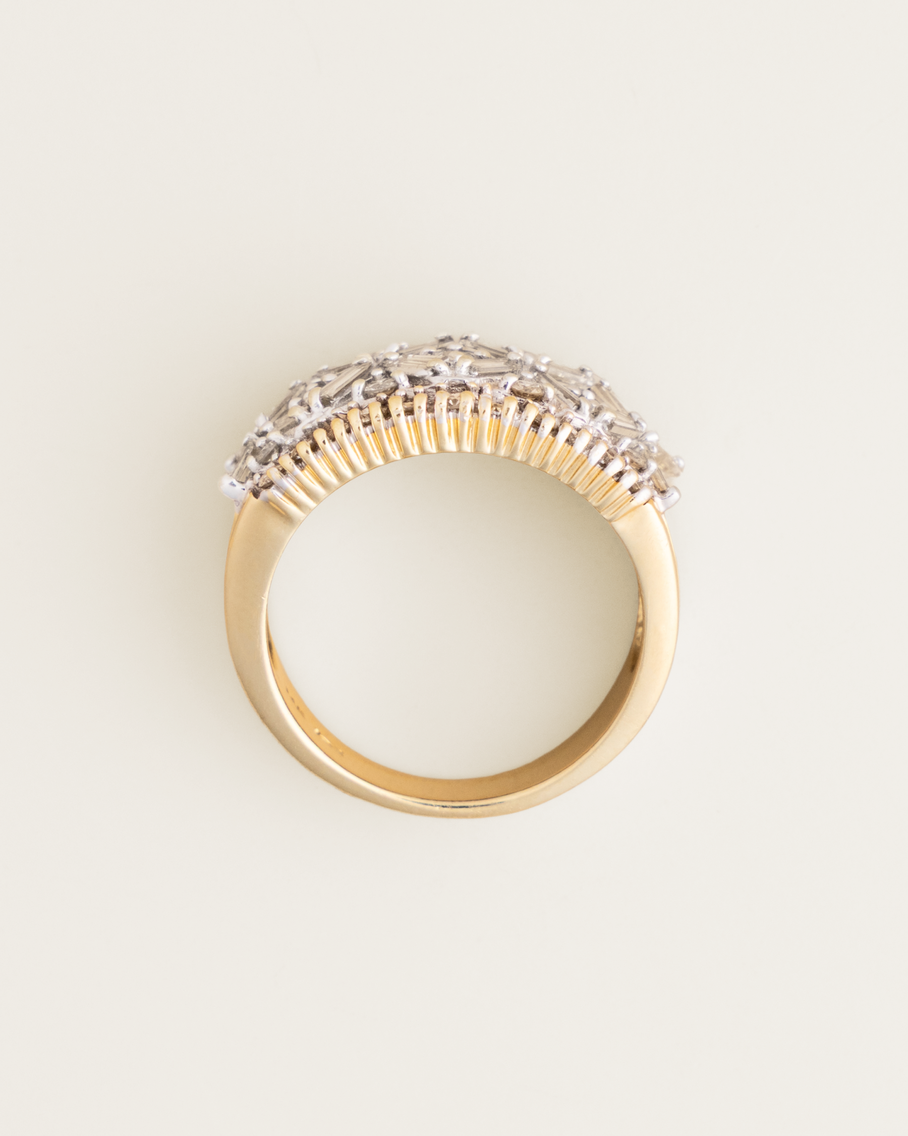 14K 1.45ctw Diamond Zigzag Band