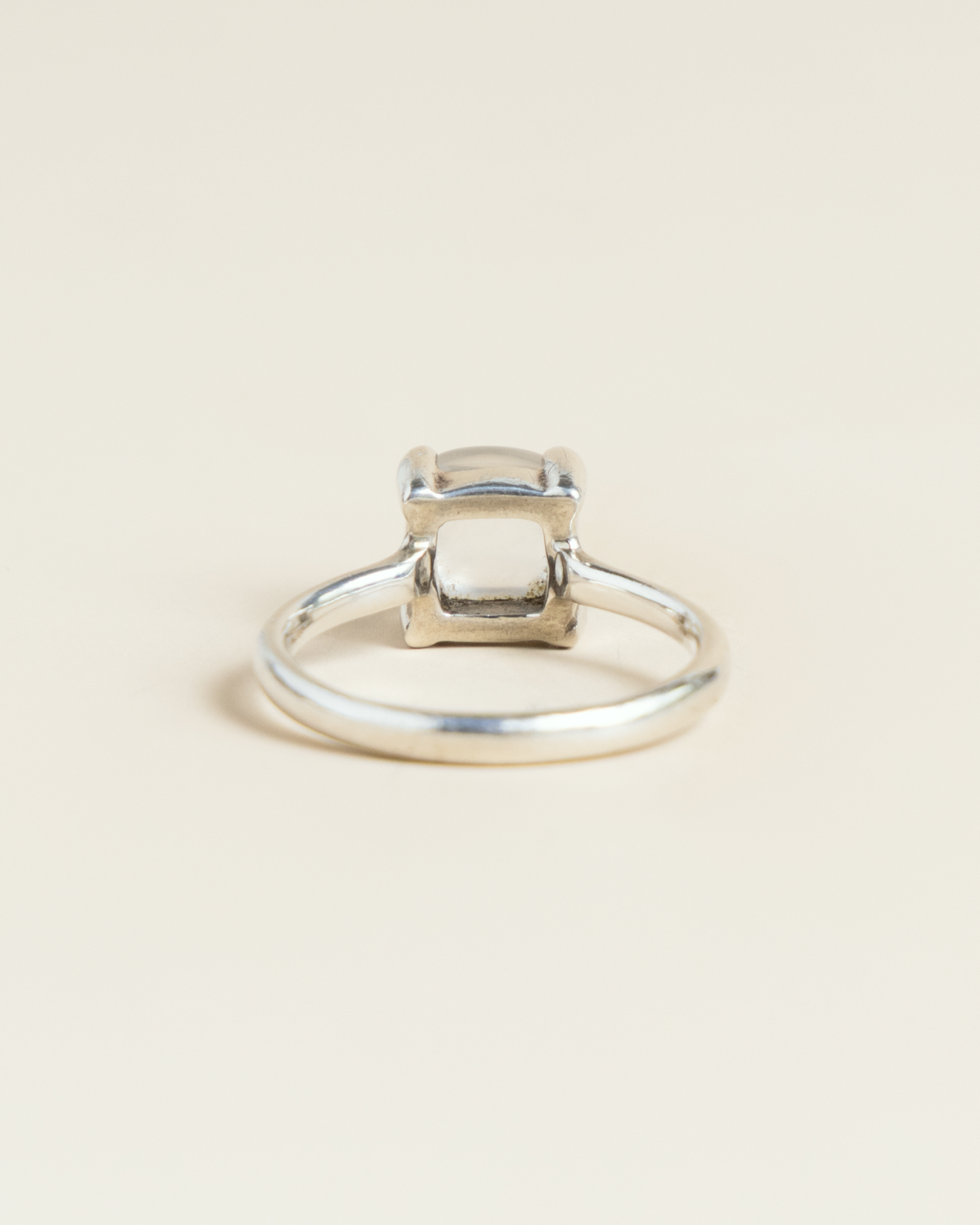 Tiffany & Co. Sterling Silver Paloma Picasso Moonstone Sugar Stack Ring